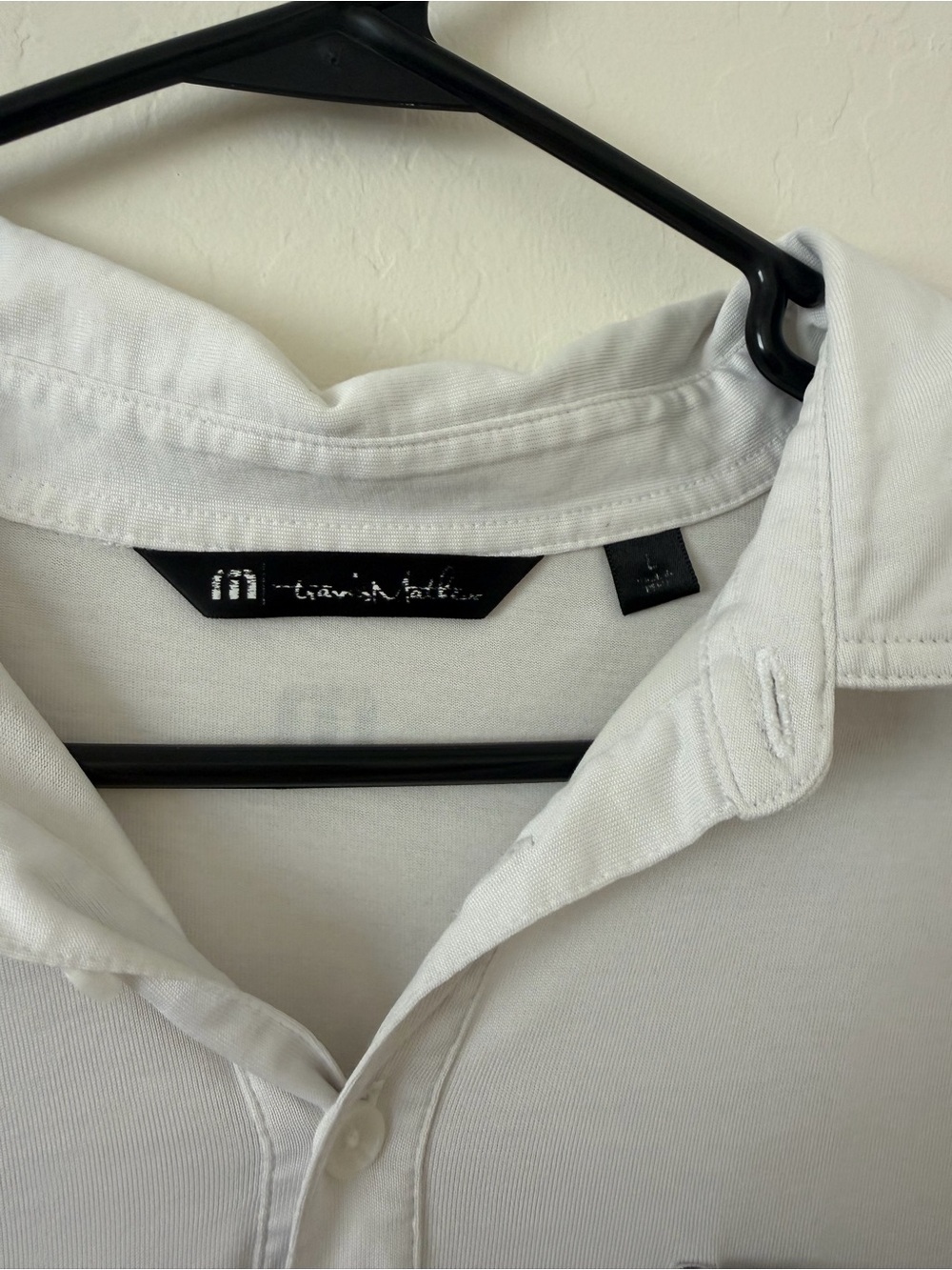 Travis Mathew Polo with Striped Chest Pocket - Picture 3 of 6
